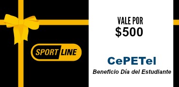 Imagen voucher Sportline DIA DEL ESTUDIANTE