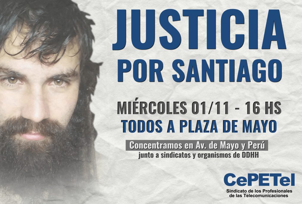 Flyer - Justicia por Santiago