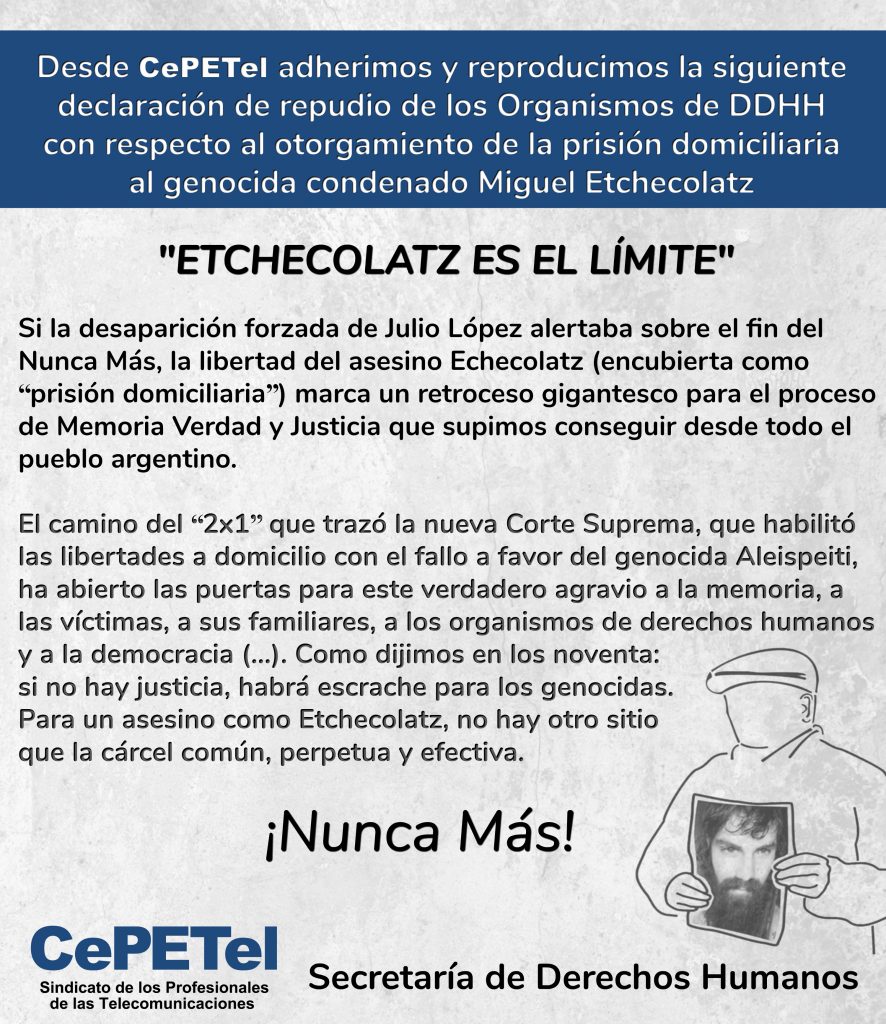 Declaración Repudio - CePETel